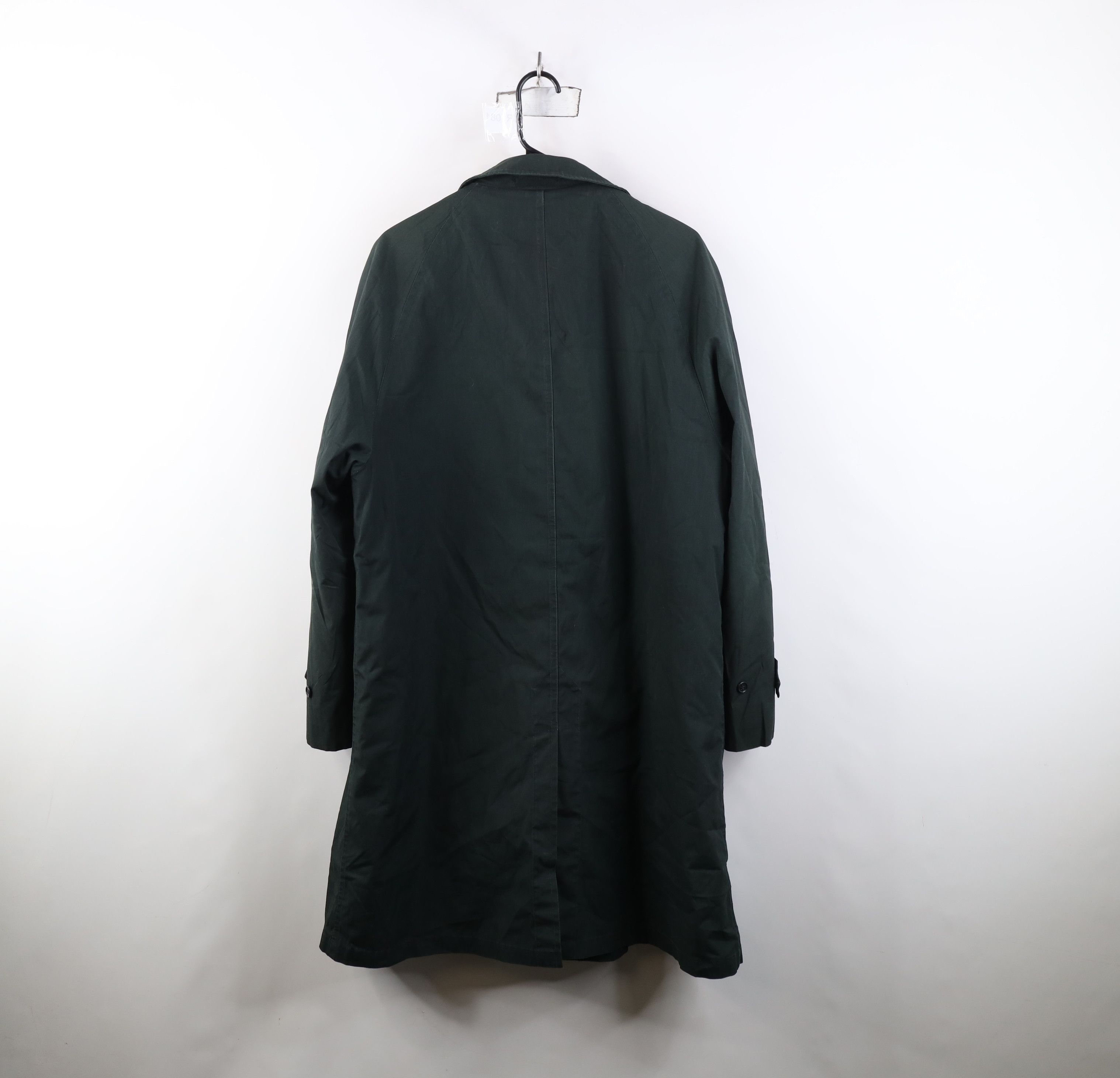 Vintage Vintage 70s Streetwear Trench Coat Rain Jacket Green USA Size US L / EU 52-54 / 3 - 14 Thumbnail