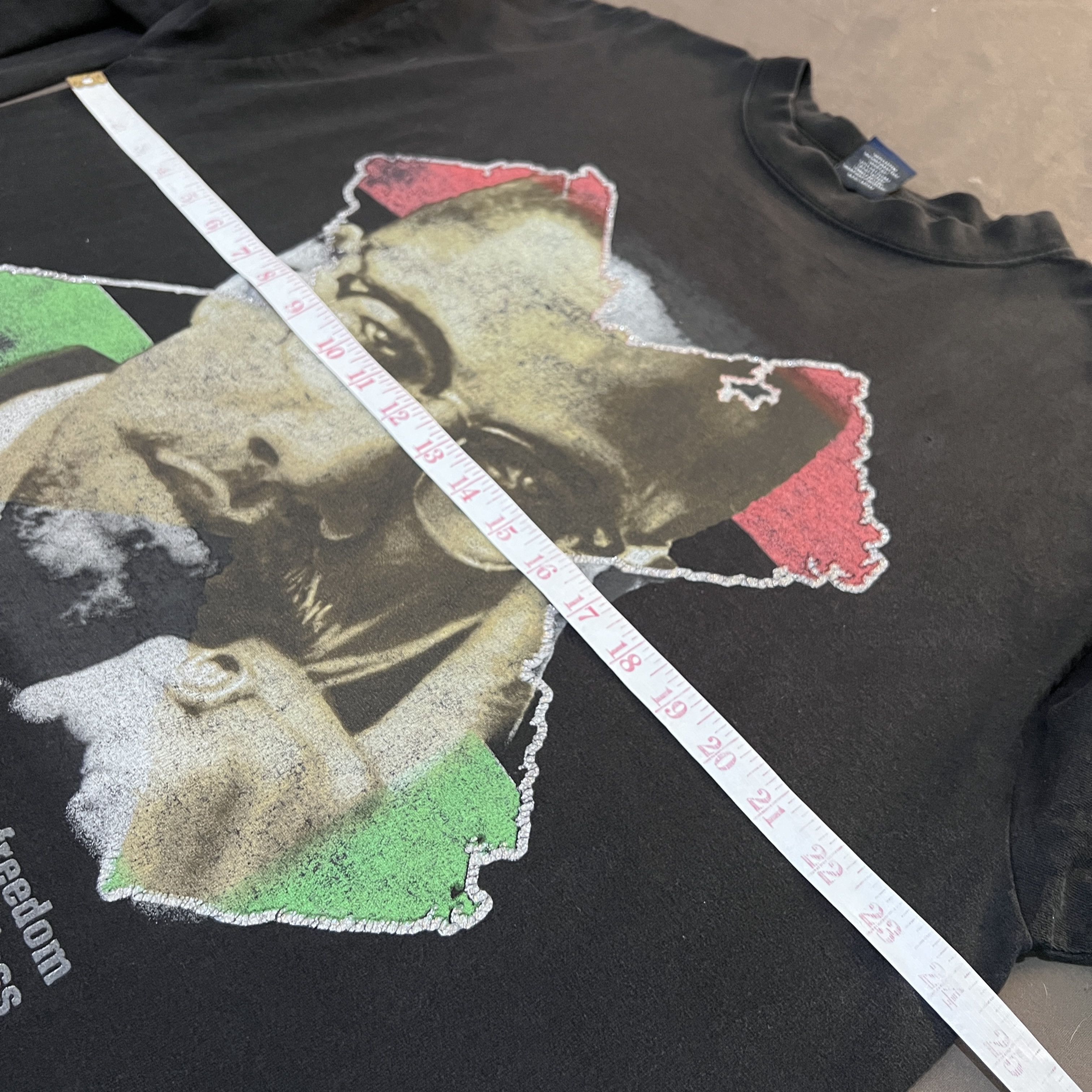 Rap Tees Vintage Y2K Malcolm X Black history heritage Tee XL Faded Size US XL / EU 56 / 4 - 13 Thumbnail