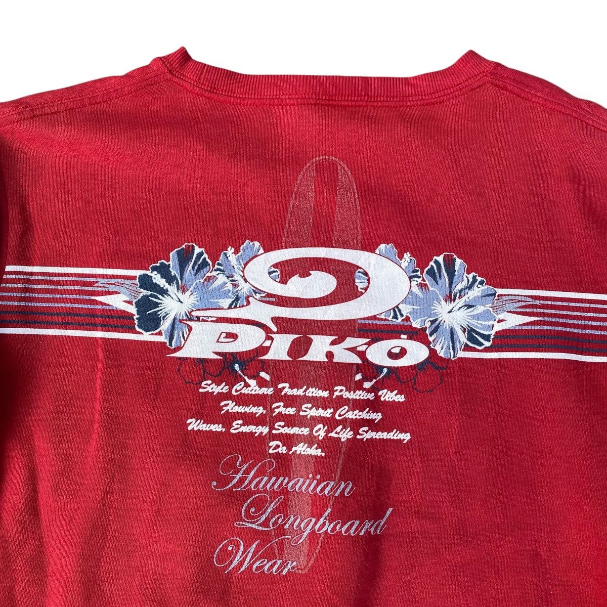 Vintage Vintage 90s Piko Hawaiian Longboard Wear Sweatshirt. #F4 Size US L / EU 52-54 / 3 - 2 Thumbnail