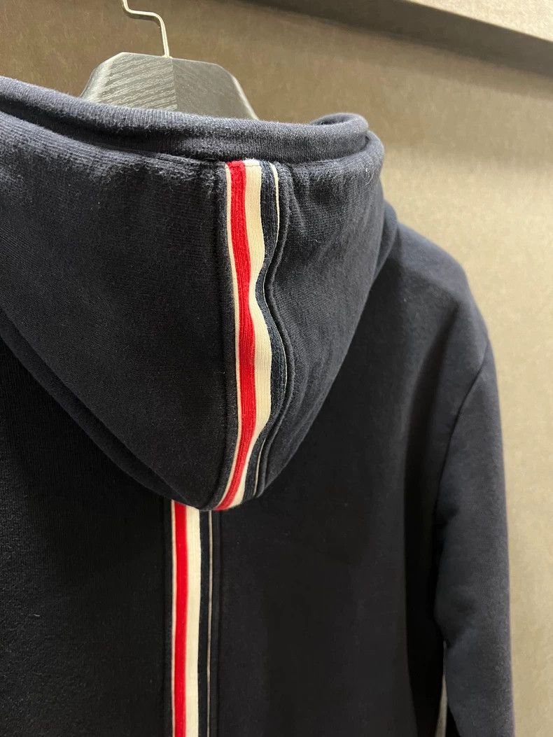 Thom Browne Thom Browne size2 Mid back striped zipper hoodie Size M / US 6-8 / IT 42-44 - 6 Thumbnail