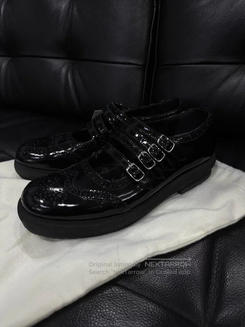 Comme des Garcons Comme Des Garcons Carved Floral Mary Jane Patent Leather S Size US 6.5 / IT 36.5 - 1 Thumbnail