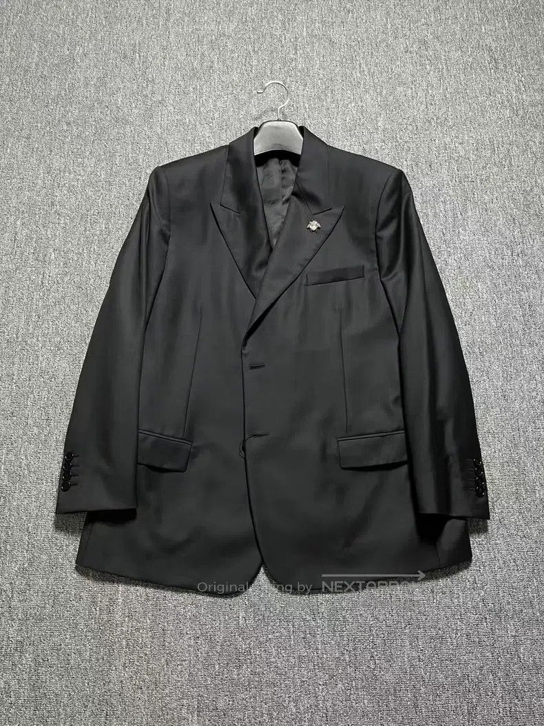 Dior Dior Stud Bee Brooch Woolen Blazer Size US L / EU 52-54 / 3 - 1 Thumbnail