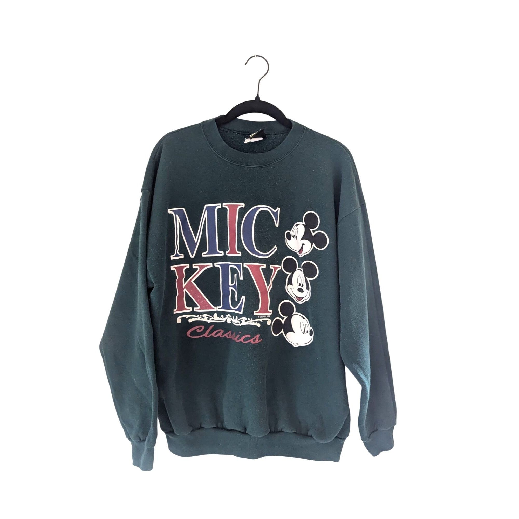 Mickey Unlimited Vintage Mickey Mouse Unlimited Crewneck Sweatshirt - Green 9 Size US L / EU 52-54 / 3 - 1 Thumbnail