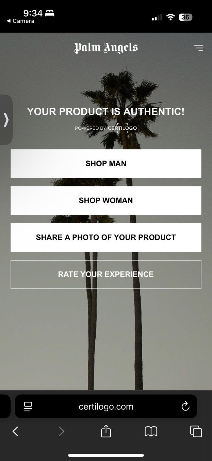 Palm Angels Palm Angels Logo Flames Flannel - Black & White Size US M / EU 48-50 / 2 - 10 Thumbnail