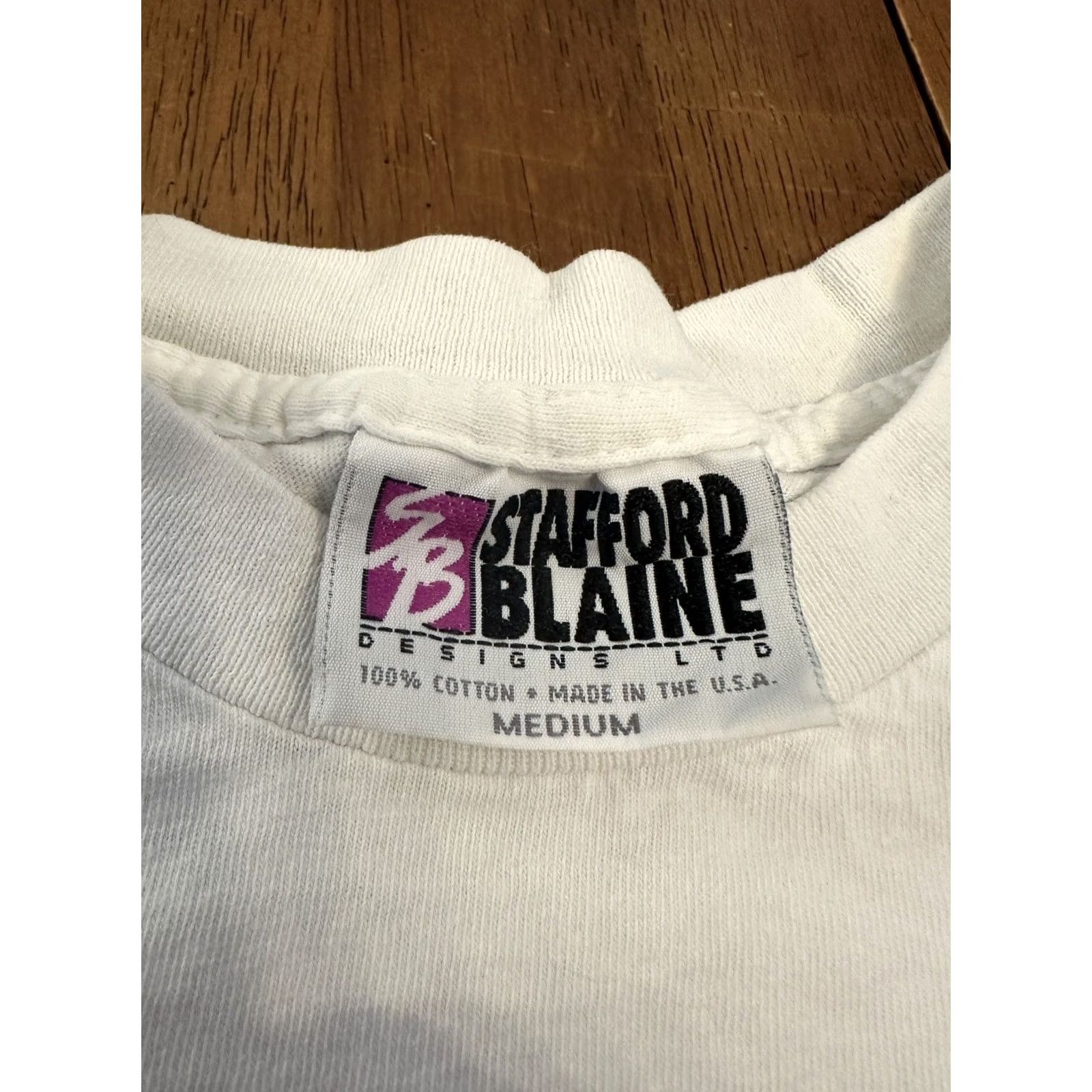 Vintage VINTAGE 90s Grandmother Sunshine T Shirt Medium White Single Stitch Made In USA Mens stains Size US M / EU 48-50 / 2 - 3 Thumbnail