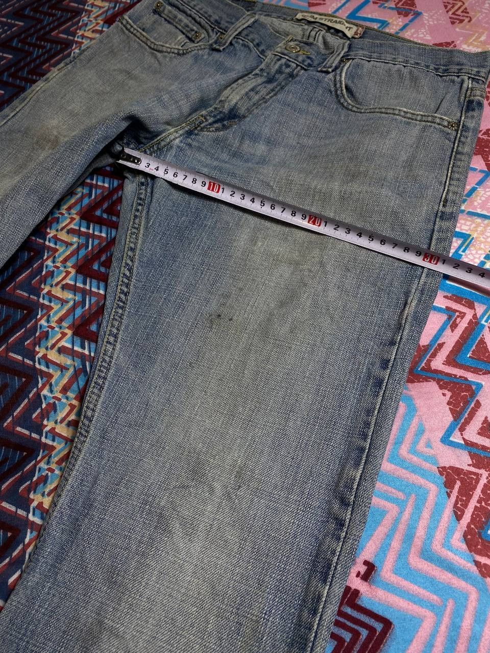 Levi's × Vintage VINTAGE Y2K ARCHIVE STYLE Levis 514 GRUNGE FADED JEANS Size US 32 / EU 48 - 11 Thumbnail