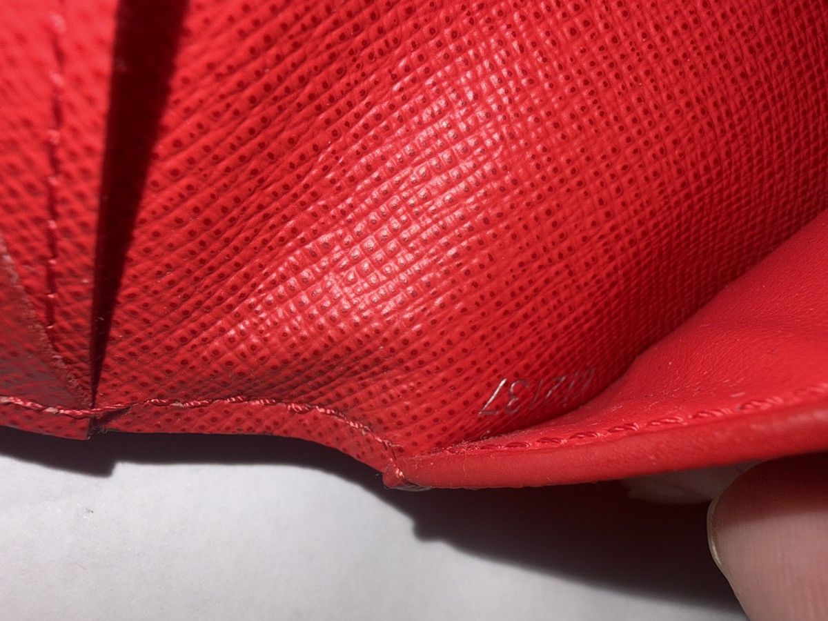 Louis Vuitton × Supreme Louis Vuitton x Supreme Red Epi Pocket Organizer Wallet Size ONE SIZE - 14 Thumbnail