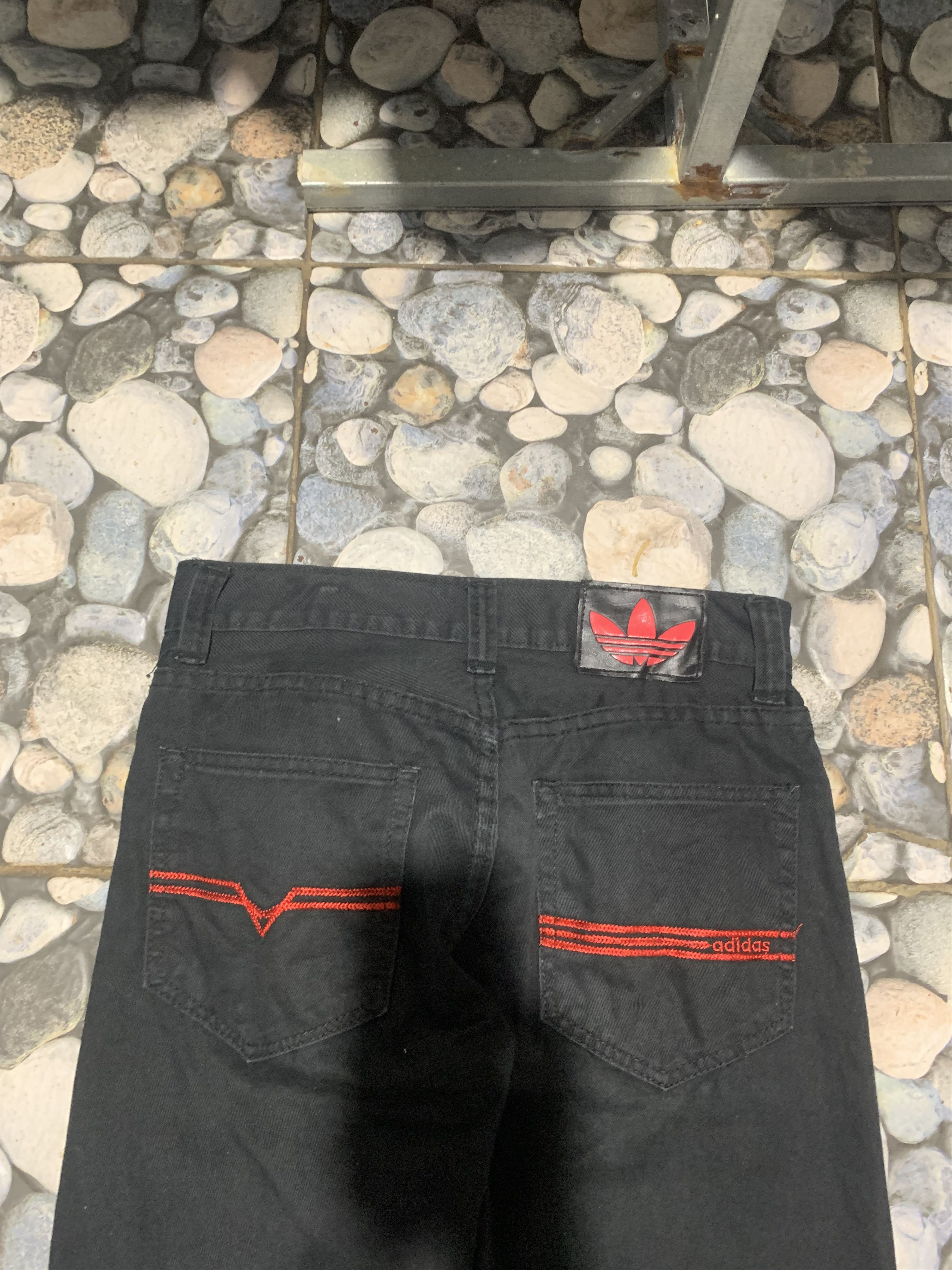 If Six Was Nine × Japanese Brand × Vintage VTG Adidas Long Pants Denim Size US 30 / EU 46 - 3 Thumbnail