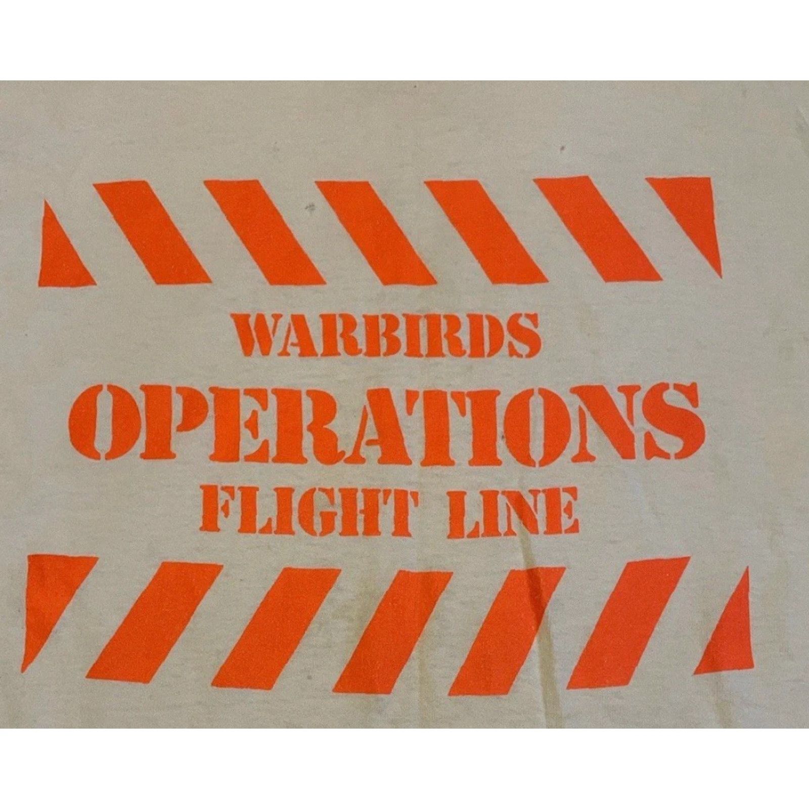 Vintage VINTAGE Warbirds Operation Flight Line Faded Shirt L White Military Biker Grunge 80s 60s 70s USA Navy Marines Usmc Vintage Shirt Mens Size US L / EU 52-54 / 3 - 3 Thumbnail