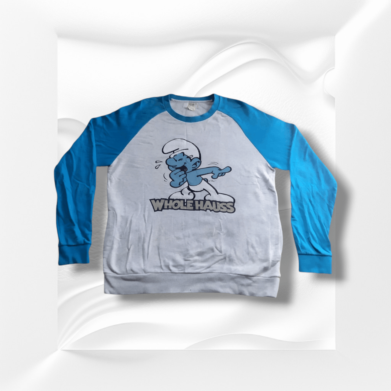 Vintage The Smurf x Whole Hauss Sweatshirt Size US XL / EU 56 / 4 - 1 Thumbnail