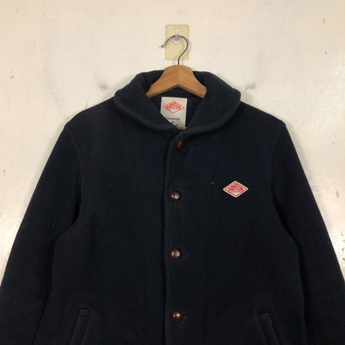 Japanese Brand Vintage Wool Button Jacket Danton Shawl Collar Size US M / EU 48-50 / 2 - 5 Thumbnail