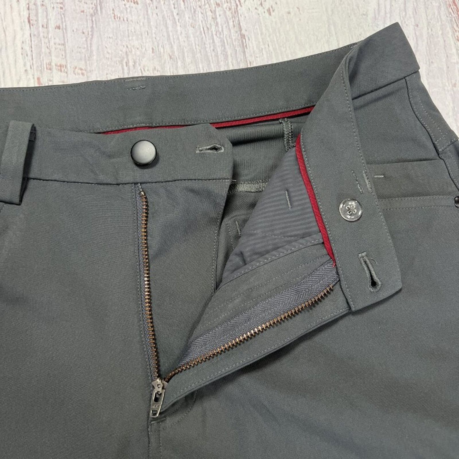 Lululemon Lululemon Commission Pant Dark Gray ABC Stretch 32x34 Size US 32 / EU 48 - 11 Thumbnail