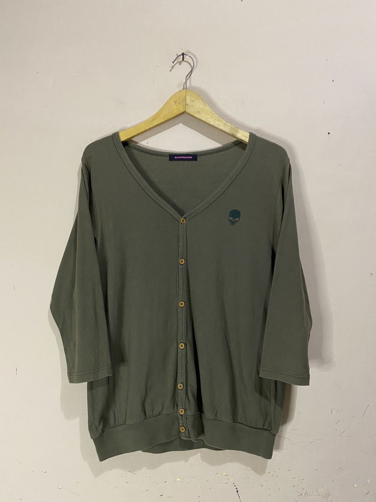 If Six Was Nine × Japanese Brand × Le Grande Bleu (L.G.B.) Y2K Algonquins Japan Cardigan Punk Style Size ONE SIZE - 6 Thumbnail