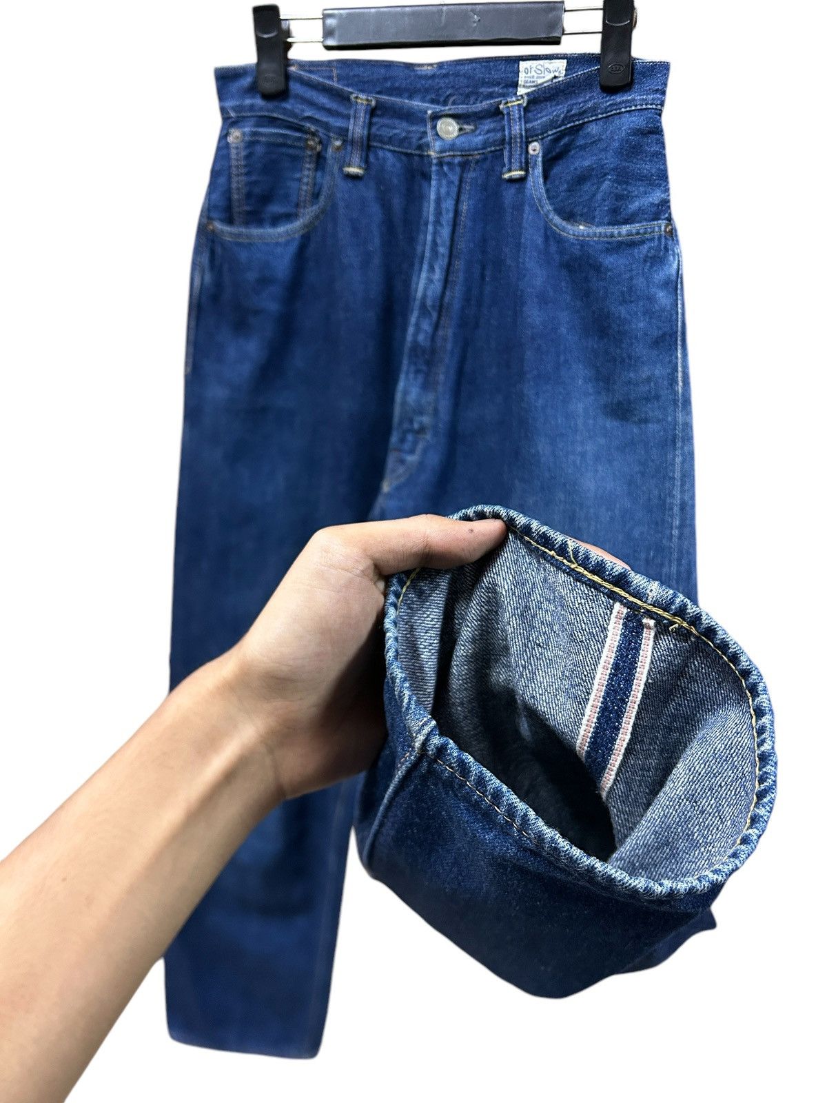Beams Plus × Japanese Brand × Orslow Vintage Orslow Lot 701ZBB Beams Exclusive Selvedge Jeans Size US 27 - 2 Thumbnail