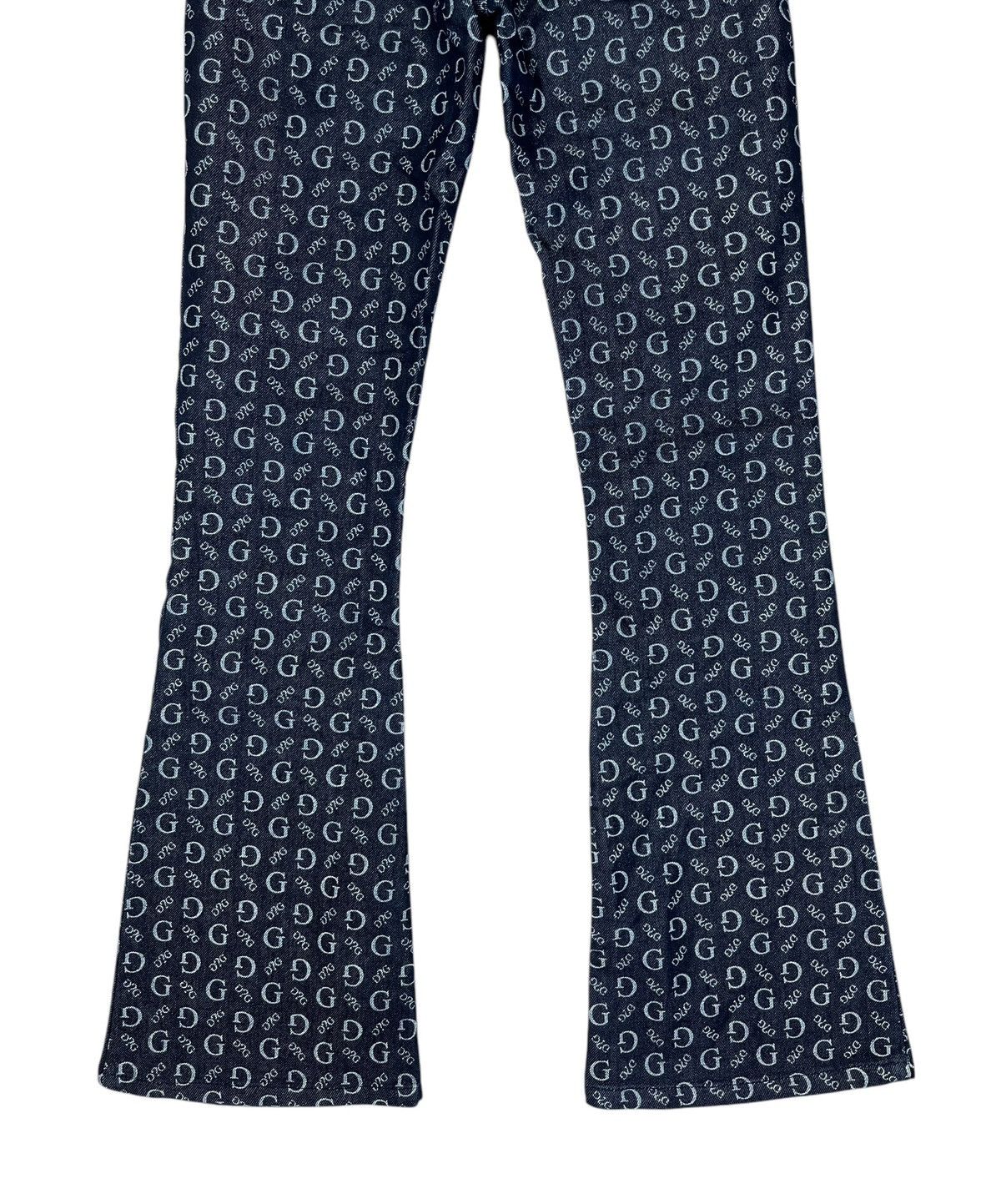 Guess Super Flare Guess Og Monogram Logo Jeans Size 26" / US 2 / IT 38 - 10 Thumbnail