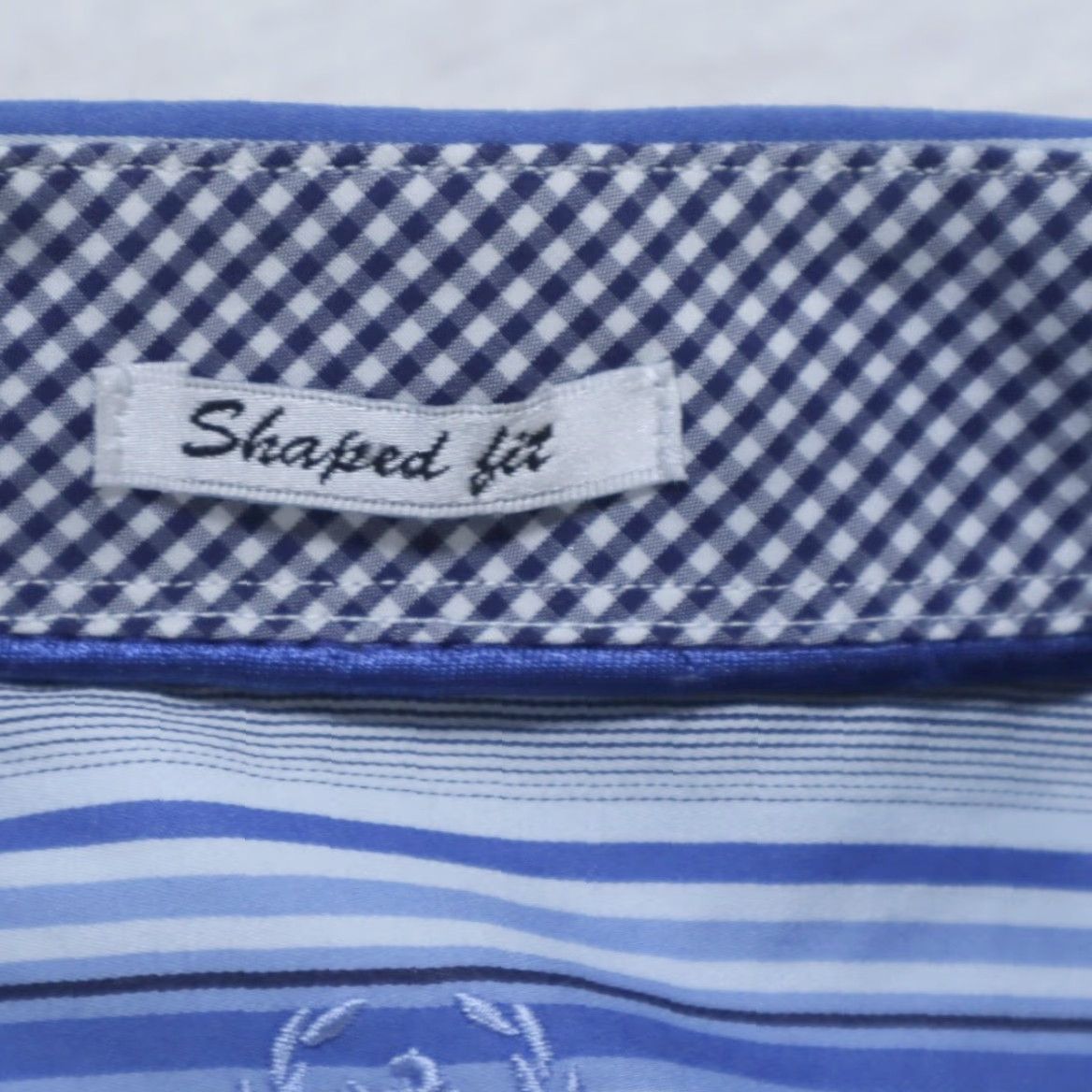 BUGATCHI Bugatchi Uomo Shaped Fit Striped Button Up Shirt Blue Men's XL Size US XL / EU 56 / 4 - 5 Thumbnail
