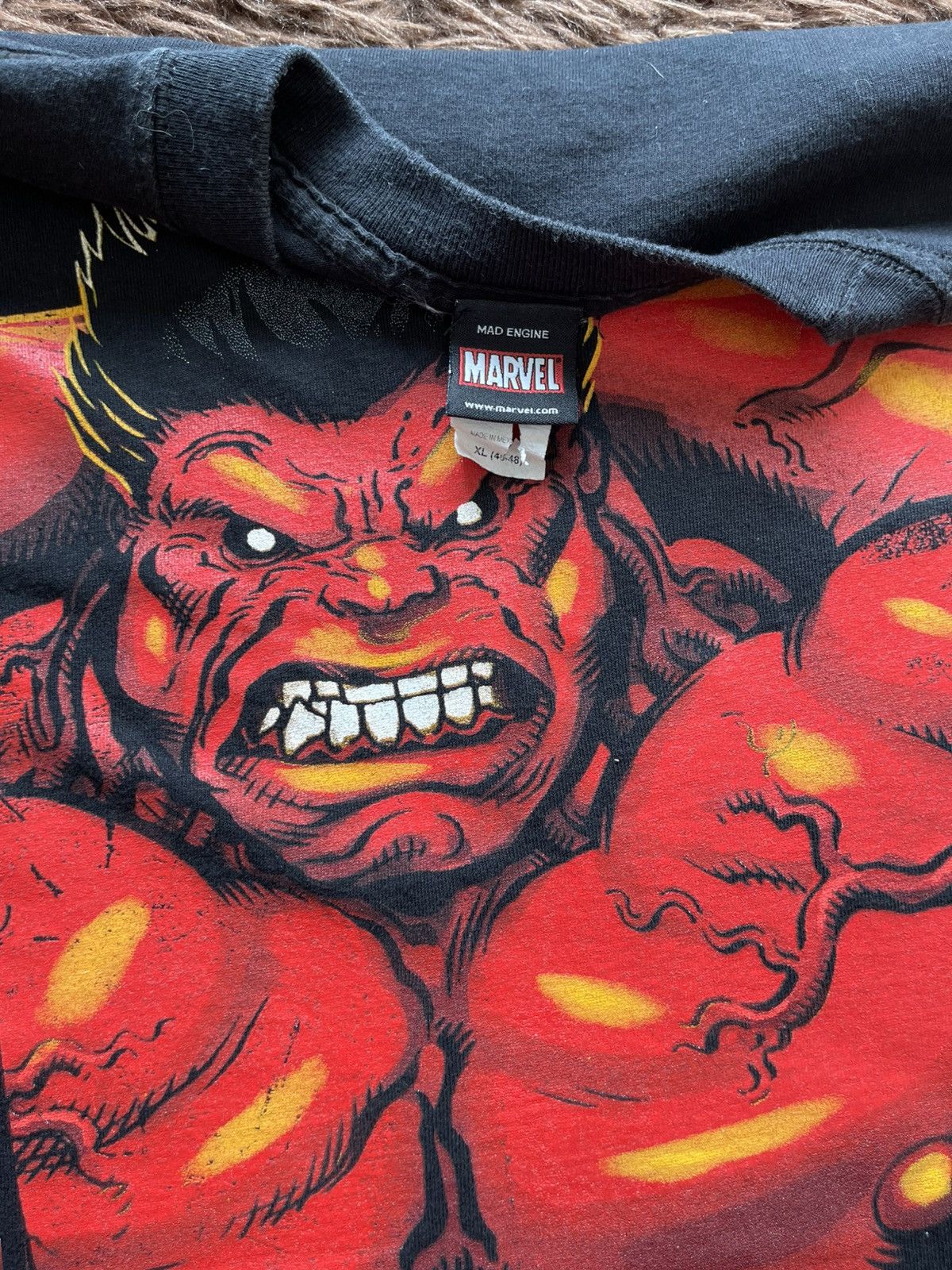 Mad Engine × Marvel Comics 🔴Thunderbolt Ross a.k.a Red Hulk🔴 Size US XL / EU 56 / 4 - 3 Thumbnail