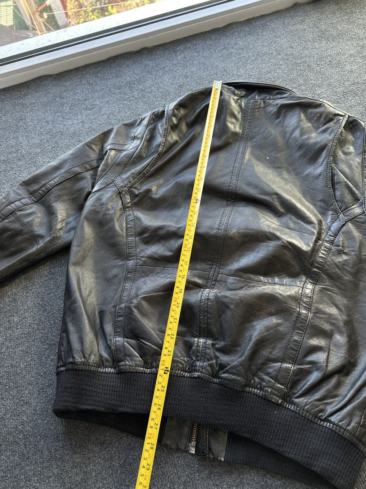 Other 🚨VNTG LEATHER JACKET AVANT GARDE WESTERN BLACK MOTO Size US L / EU 52-54 / 3 - 14 Thumbnail
