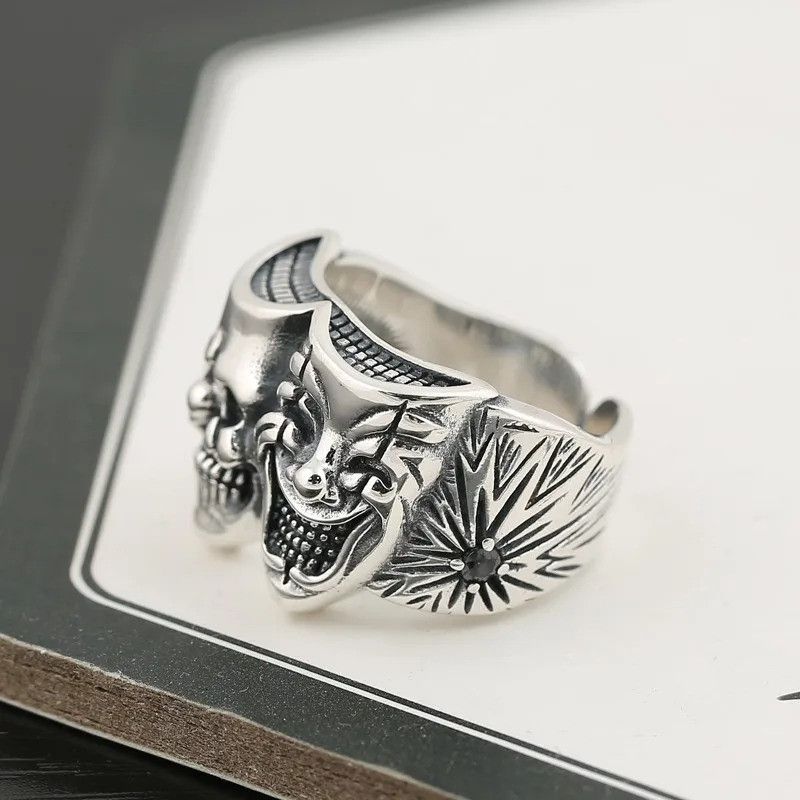 Other Retro Two Face Joker Ring Size ONE SIZE - 5 Thumbnail