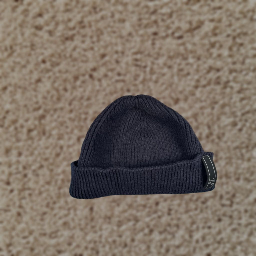 Ted Baker Ted Baker London Beanie Toque Adult One Size Blue Knit Wool Blend Cuff Size ONE SIZE - 1 Thumbnail
