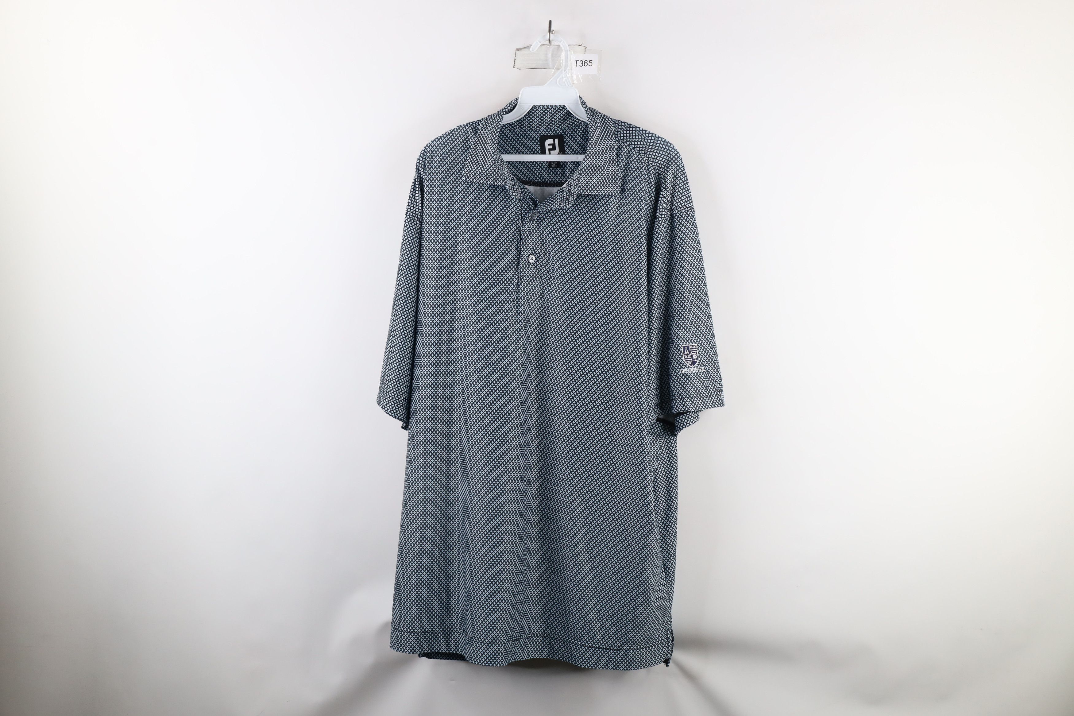 Footjoy × Vintage FootJoy Flower Stretch Collared Short Sleeve Golf Polo Shirt Size US L / EU 52-54 / 3 - 1 Thumbnail
