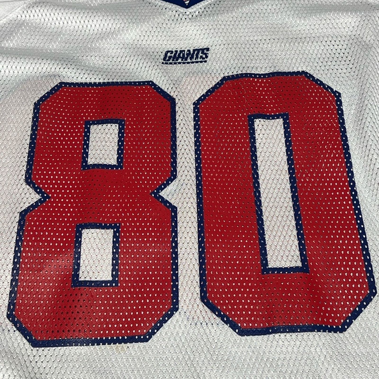 Reebok Reebok New York Giants Shockey #80 Jersey NFL Sz XXL BLANK Size US XXL / EU 58 / 5 - 3 Thumbnail