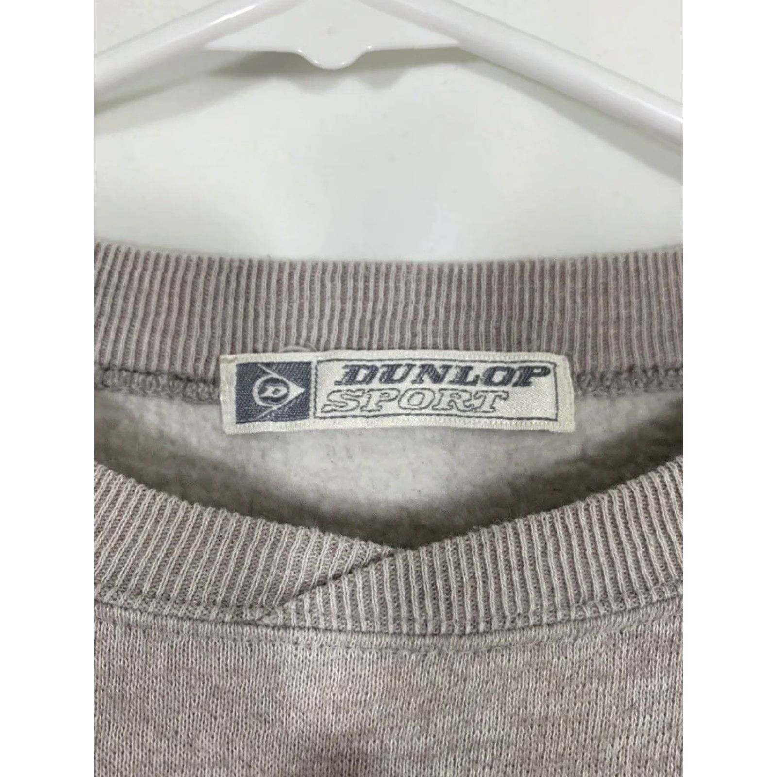 Dunlop VINTAGE 80s Dunlop Sport Gray Motorsports Crewneck Zip Pocket Sweater Womens L Gray Crewneck Zip Pocket Sweater Dunlop Mens? Size L / US 10 / IT 46 - 4 Thumbnail