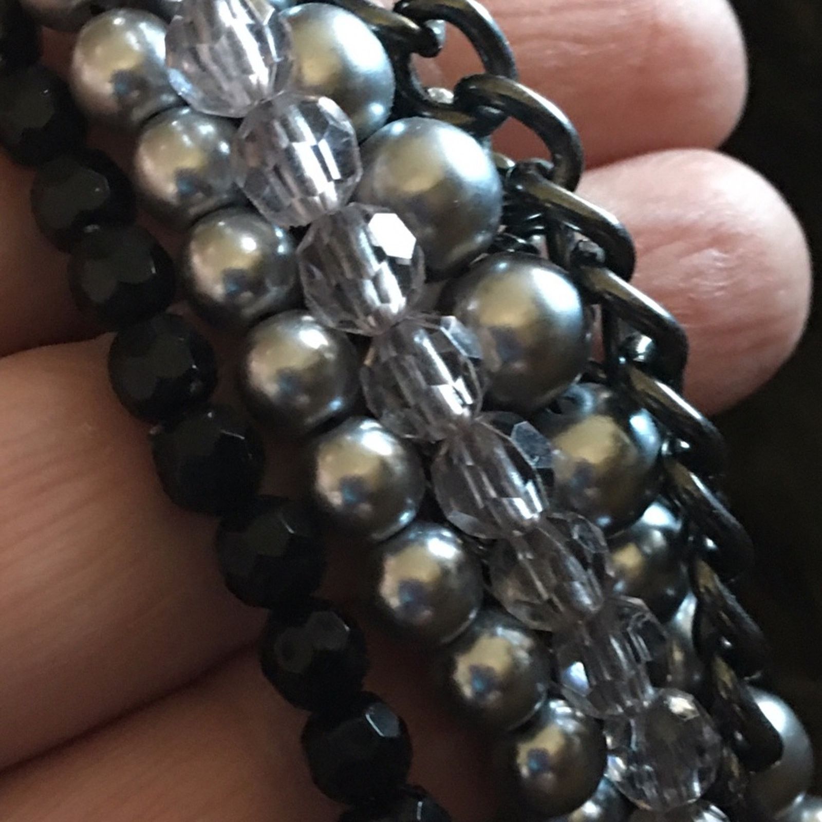 Jewelry Premier Designs twisted pearl and chain necklace Size ONE SIZE - 6 Thumbnail