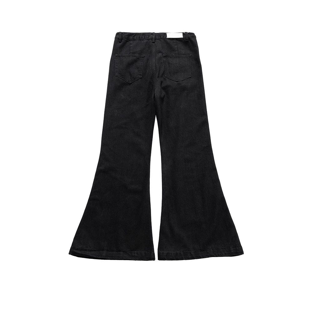 Japanese Brand × Vintage Black Plain jeans Size US 34 / EU 50 - 3 Thumbnail