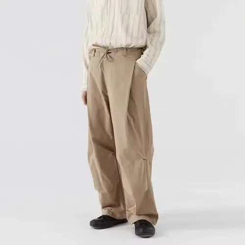 20AW Indigo Union Japan Khaki Oversized Osaka Pants
