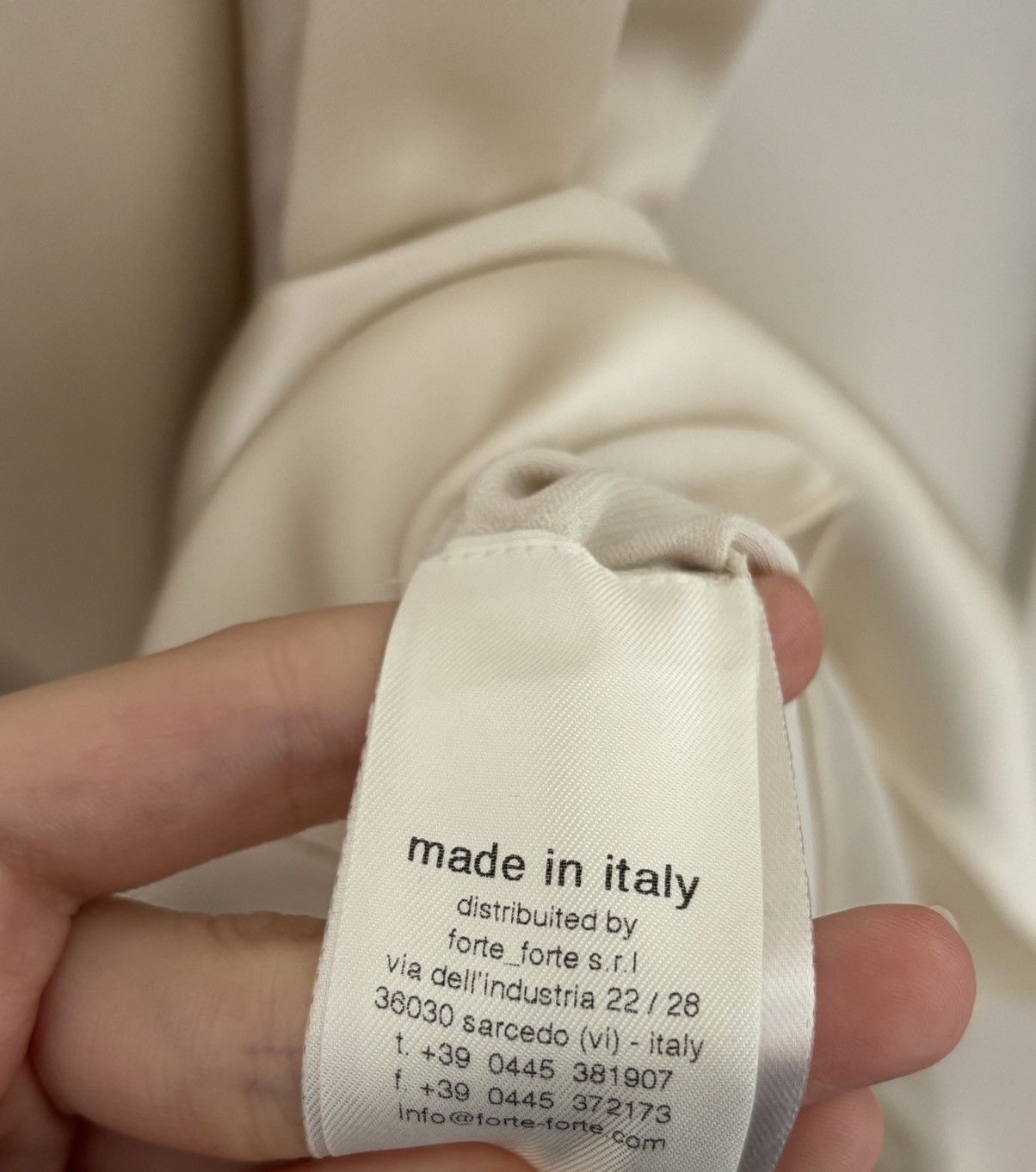 forte_forte forte_forte Cream Midi Dress – Size M (Made in Italy) Size M / US 6-8 / IT 42-44 - 6 Thumbnail