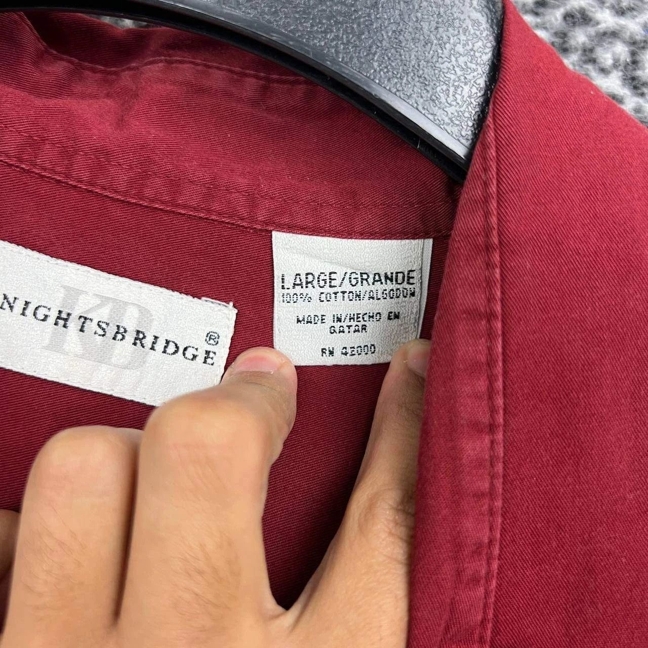 Knightsbridge Knightsbridge Shirt Men Button Down Pocket Cotton L Size US L / EU 52-54 / 3 - 4 Thumbnail