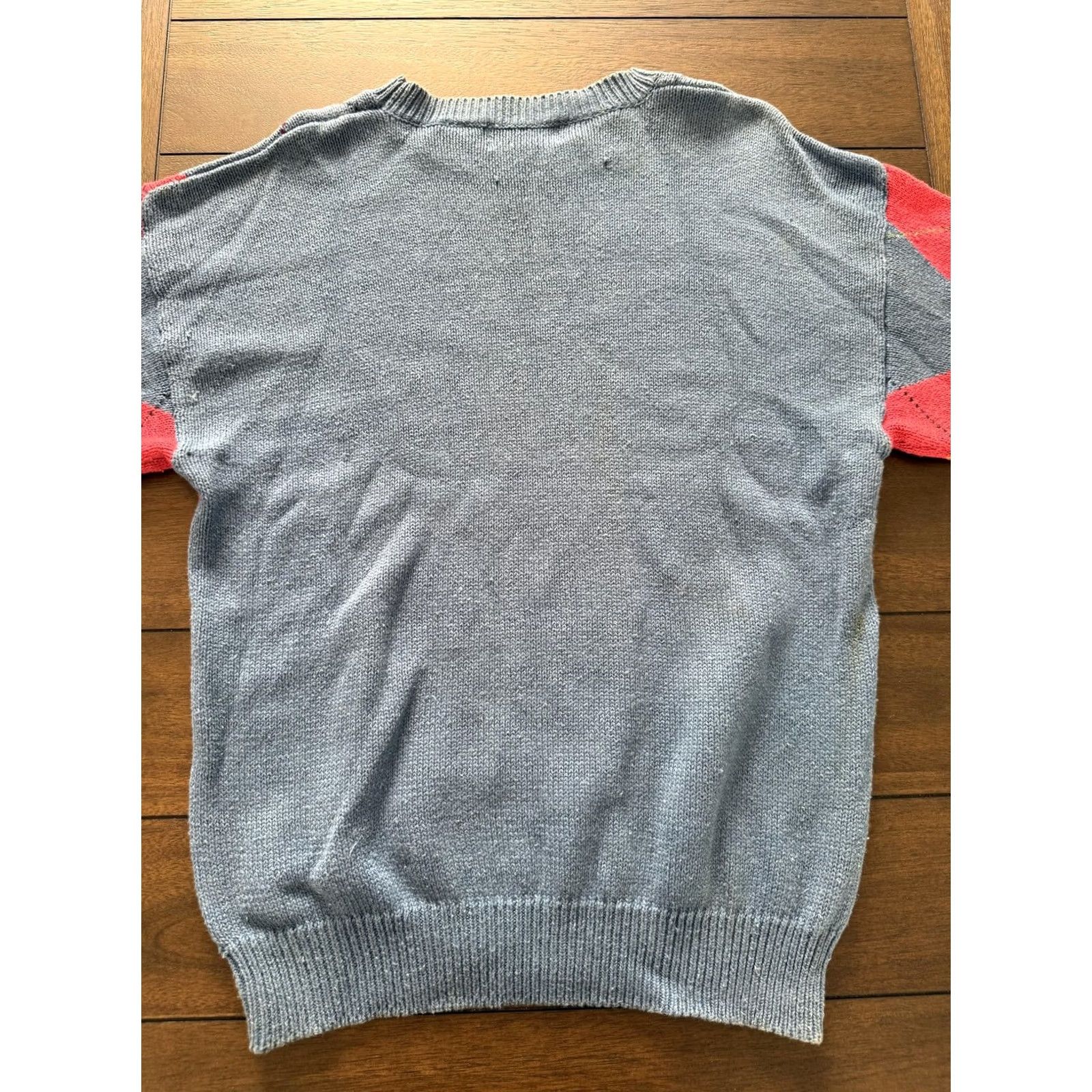 Vintage VINTAGE Gulf Traders Sweater Mens M Blue Argyle Knit Pullover Crewneck 90s Size US M / EU 48-50 / 2 - 7 Thumbnail