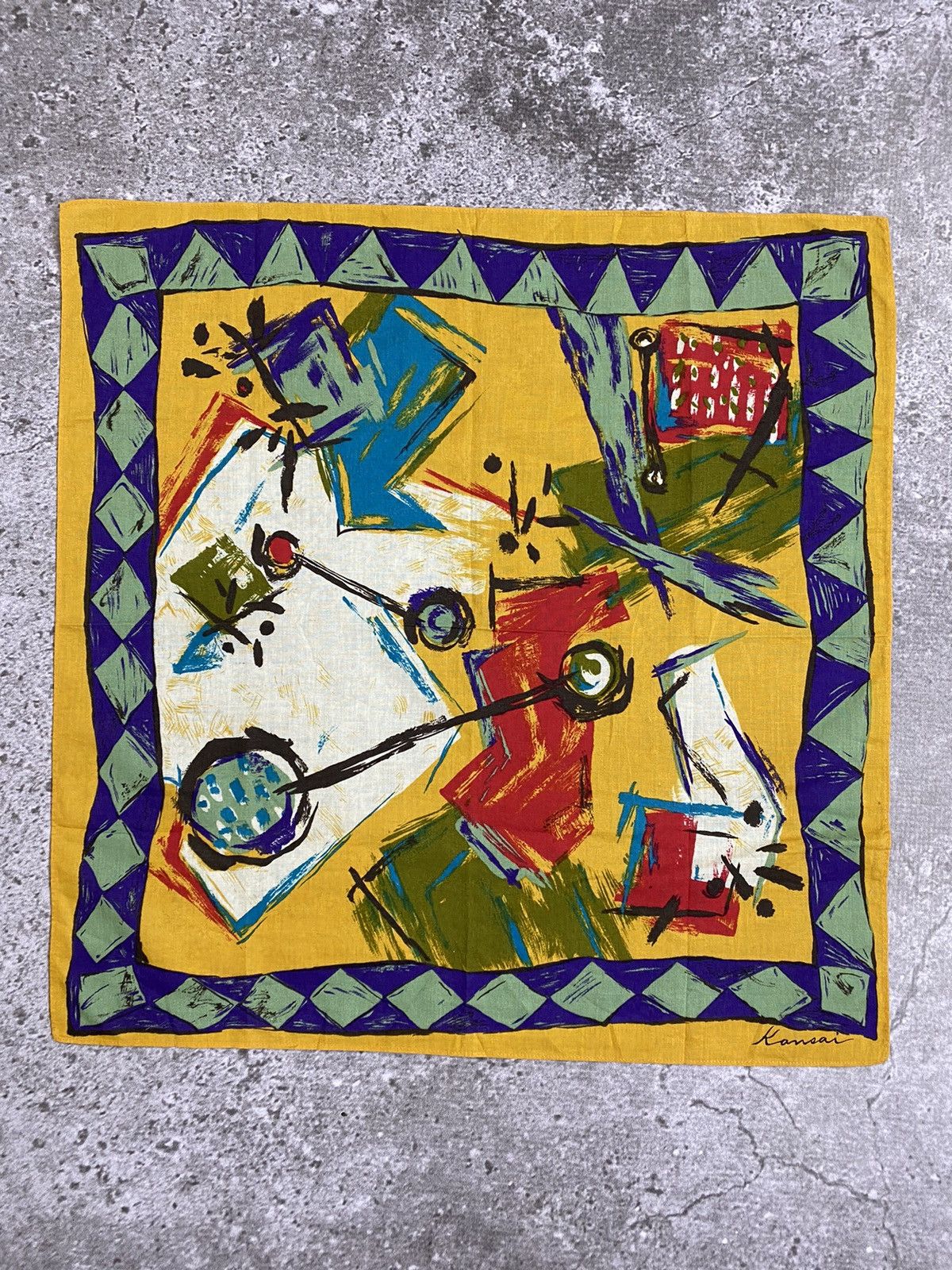 Kansai Yamamoto Kansai Yamamoto Handkerchief / Bandana / Neckerchief Size ONE SIZE - 2 Thumbnail