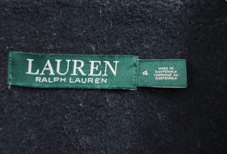 Lauren Ralph Lauren Lauren Ralph Lauren Navy Wool Blend Coat Tailored Jacket Size S / US 4 / IT 40 - 6 Thumbnail