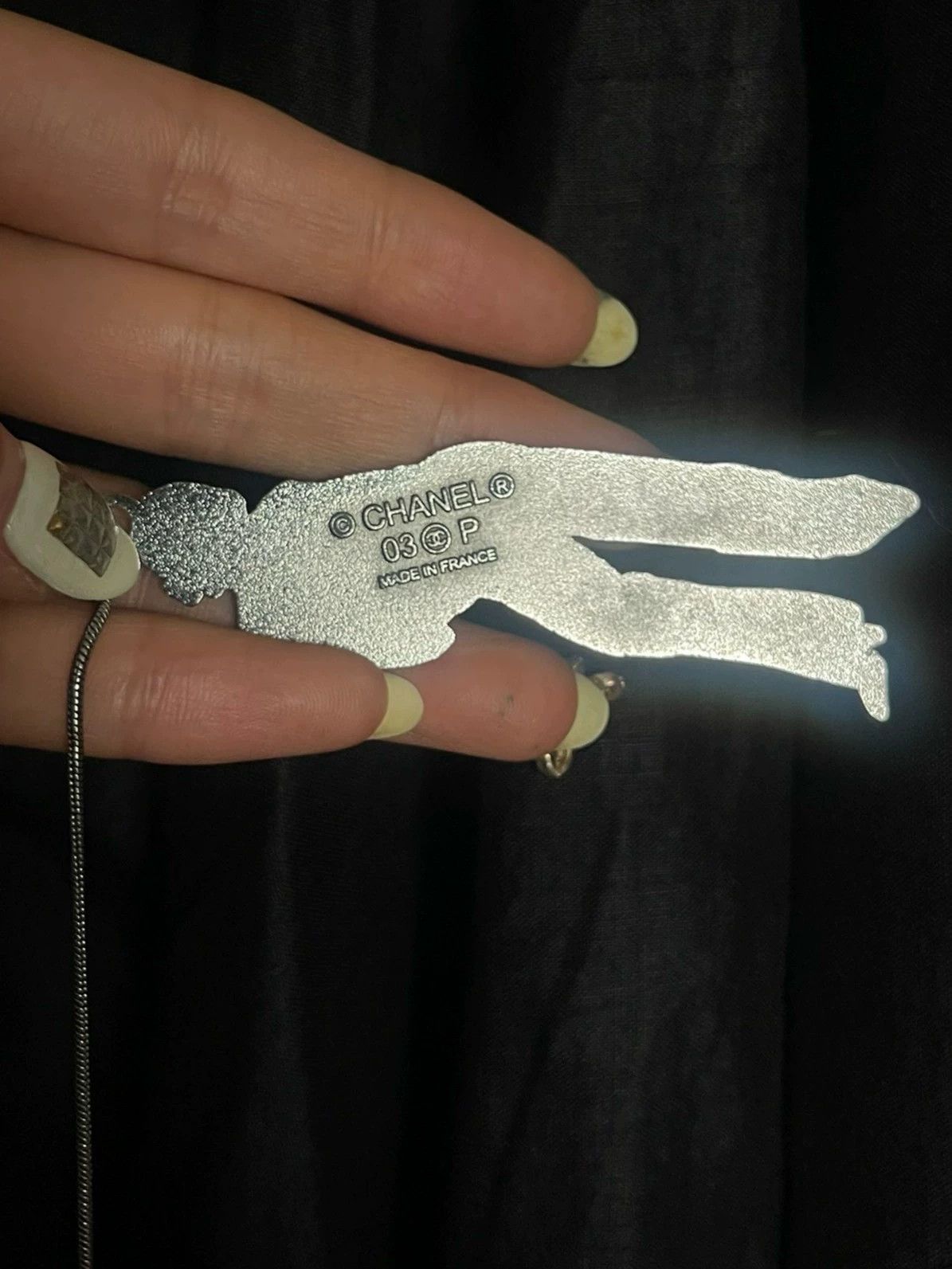 Chanel Chanel 03P Coco Mademoiselle Figural Pendant Necklace Size ONE SIZE - 3 Thumbnail