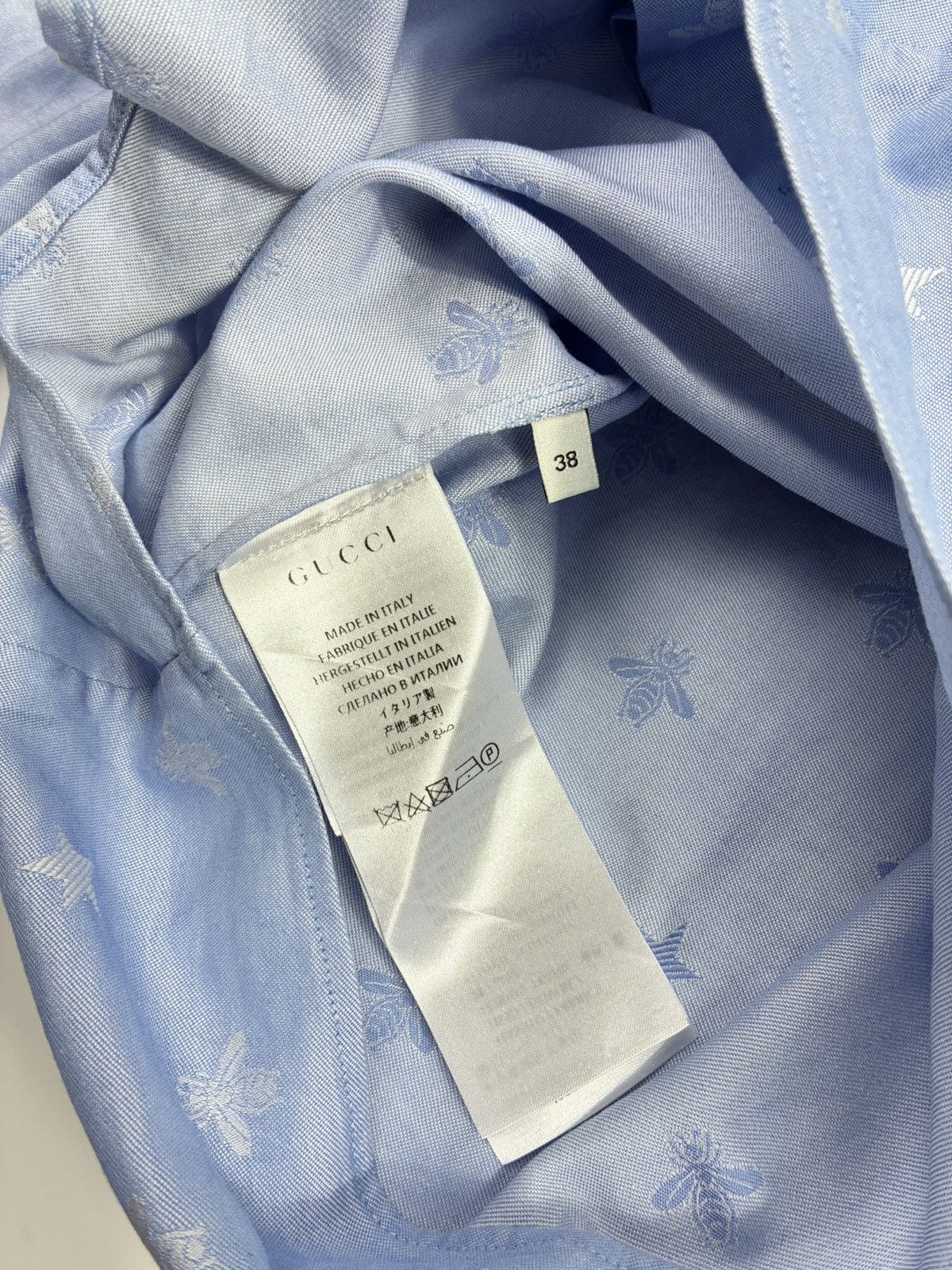 Gucci Gucci - Alessandro Michele Bee & Star Jacquard Blouse Size XS / US 0-2 / IT 36-38 - 9 Thumbnail