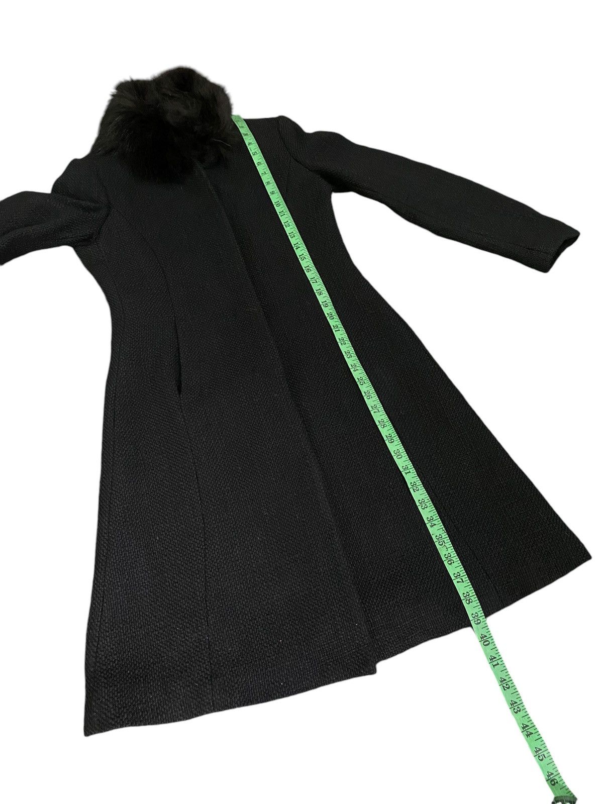 Versace × Versus Versace Vintage Versus Versace Fur Collar Long Button Jacket Size S / US 4 / IT 40 - 16 Thumbnail