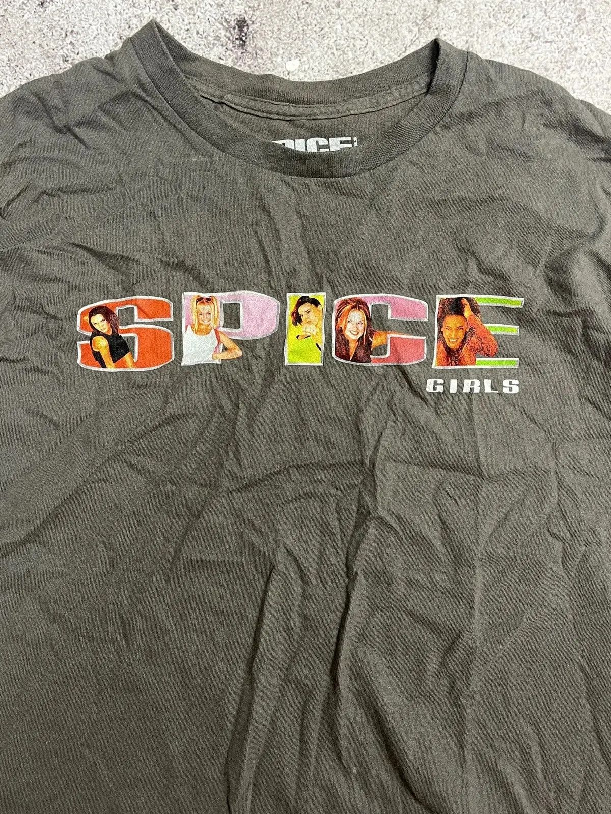 Band Tees VINTAGE Y2K BAND TEE SPICE GIRLS PROMO ROCK BUYMYSTUFF Size US L / EU 52-54 / 3 - 2 Thumbnail