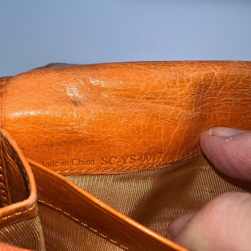 Celine CELINE RARE Embossed Macadam Long Leather Wallet with full inclusion Size ONE SIZE - 4 Thumbnail