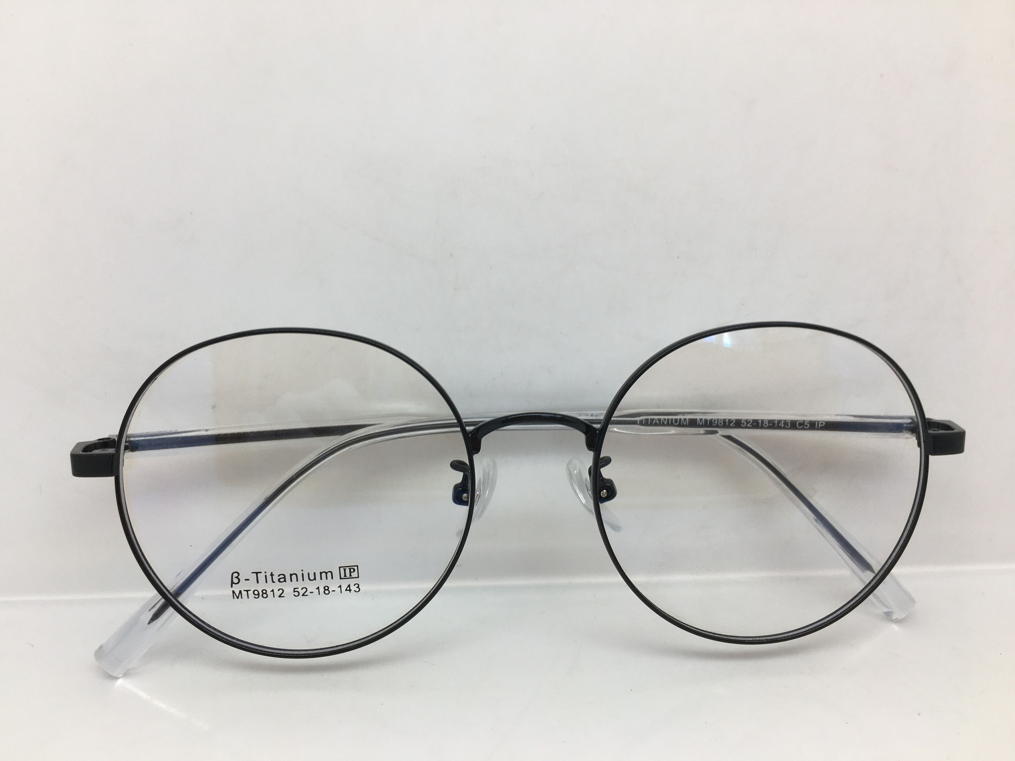 Other Black Titanium Round Eyeglasses Frame GATSBY ARISTOCRAT Size ONE SIZE - 6 Thumbnail