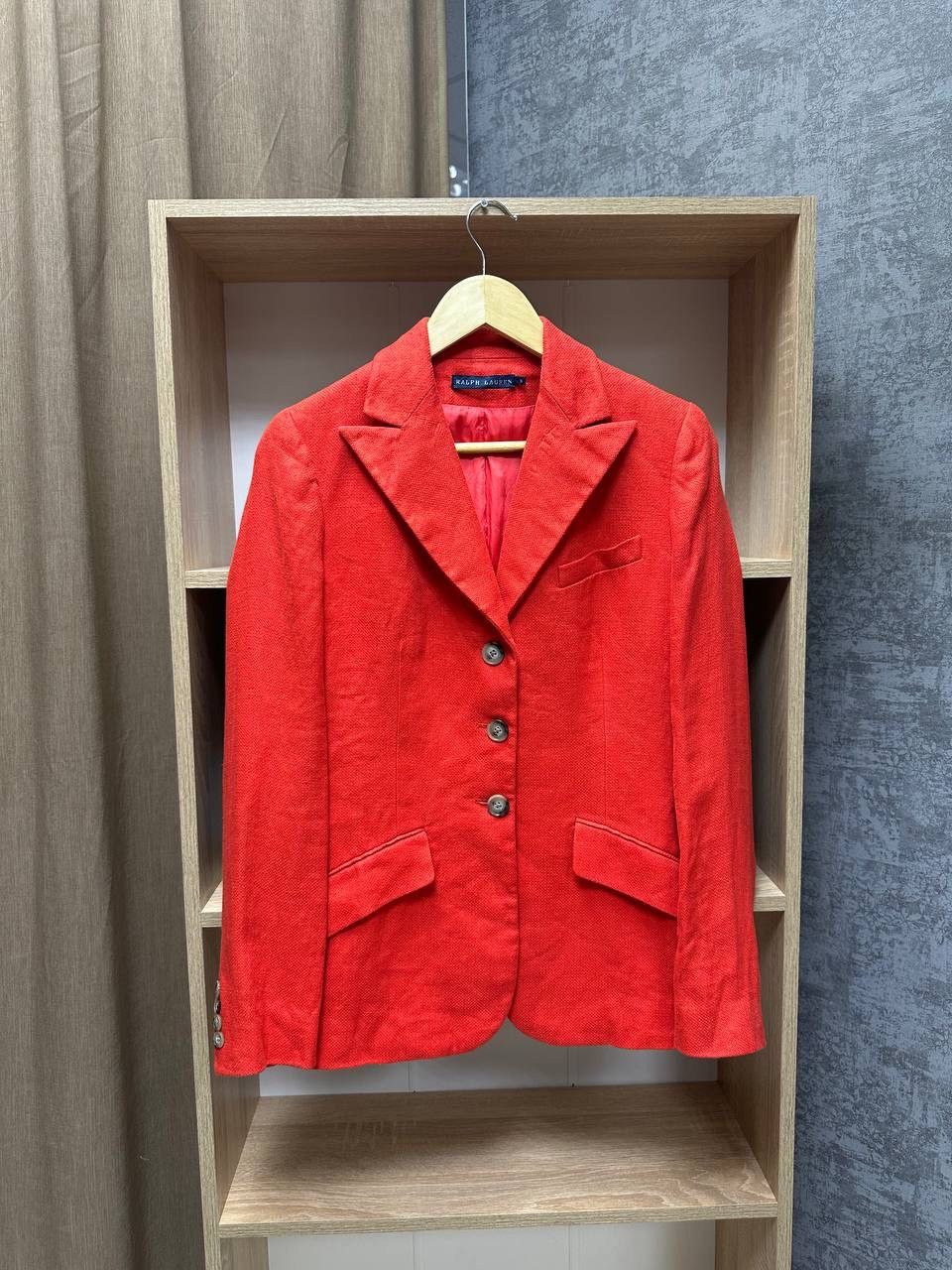 Polo Ralph Lauren × Vintage Polo Ralph Lauren Orange Women’s PRL Blazer Jacket Size M / US 6-8 / IT 42-44 - 2 Thumbnail