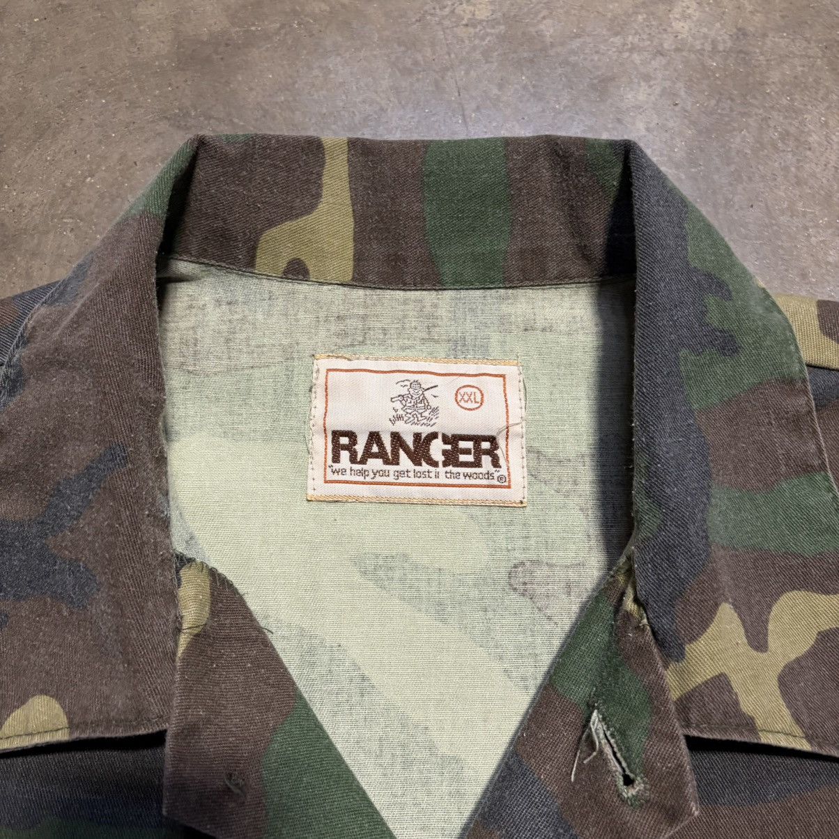 Vintage Vintage 80s Camo Hunting Chore Jacket Utility Field Workwear Size US XXL / EU 58 / 5 - 10 Thumbnail
