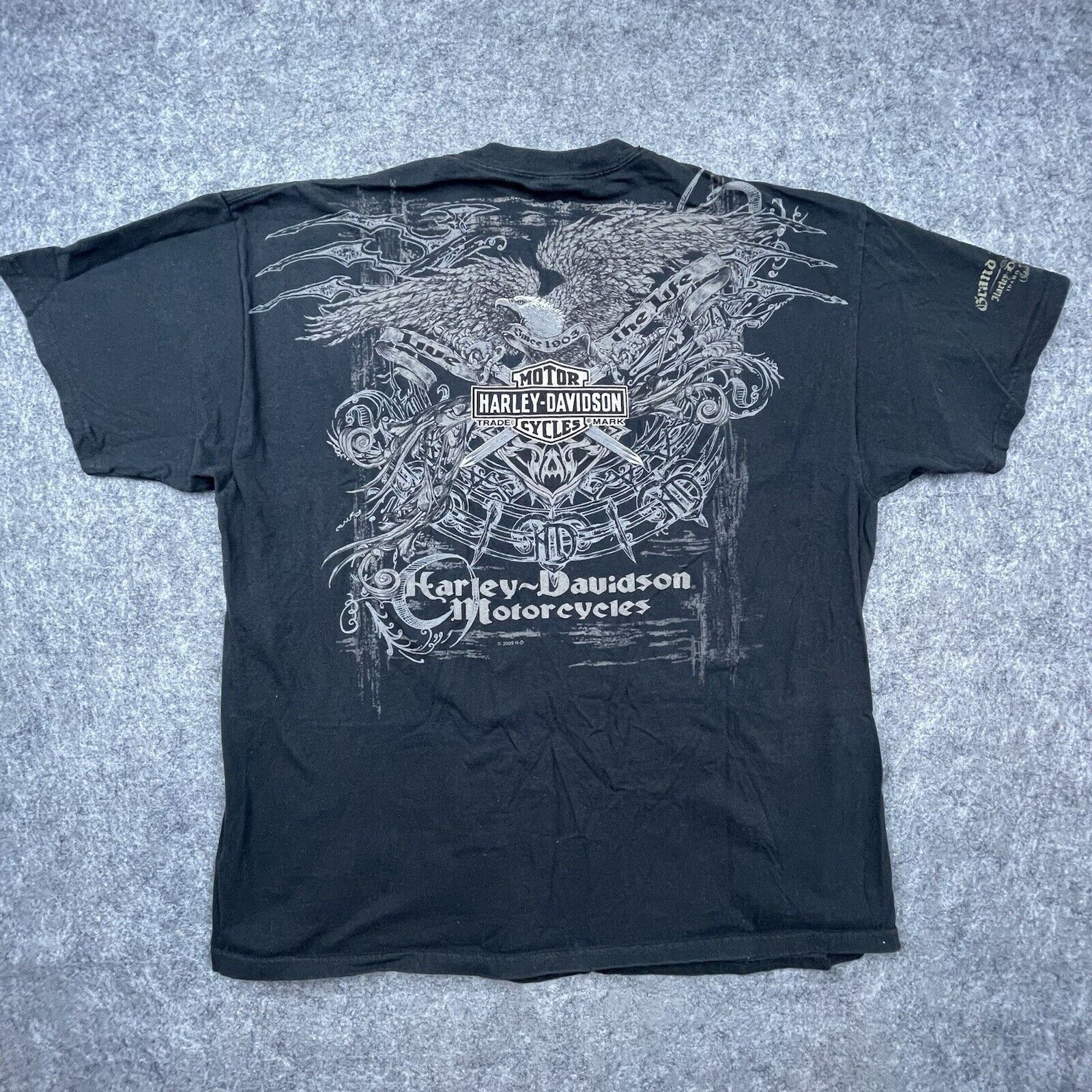 Harley Davidson Harley Davidson Shirt 2XL Live The Life Eagle Grand Teton Size US XXL / EU 58 / 5 - 1 Thumbnail