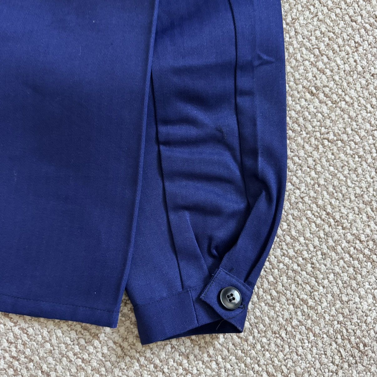 Le Laboureur French vintage HBT herringbone navy works jacket Size US M / EU 48-50 / 2 - 12 Thumbnail