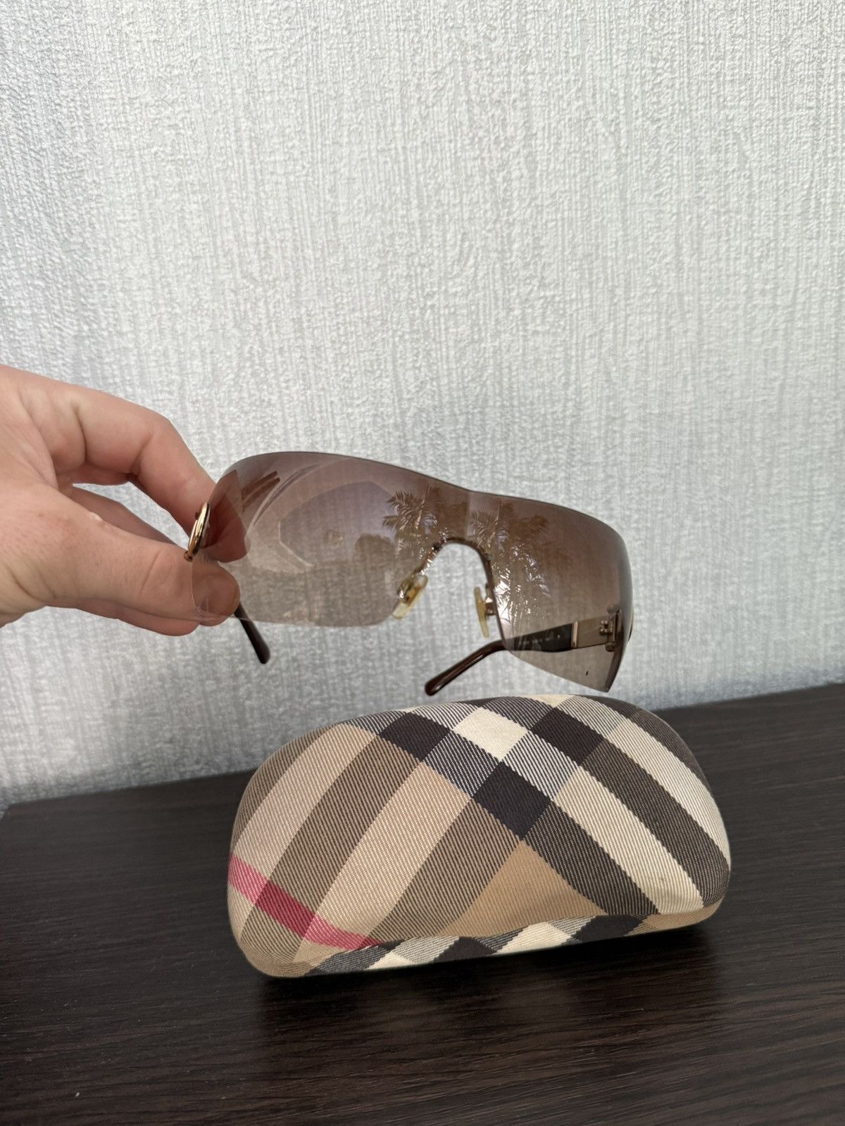 Burberry Burberry Mask vintage sunglasses Size ONE SIZE - 3 Thumbnail