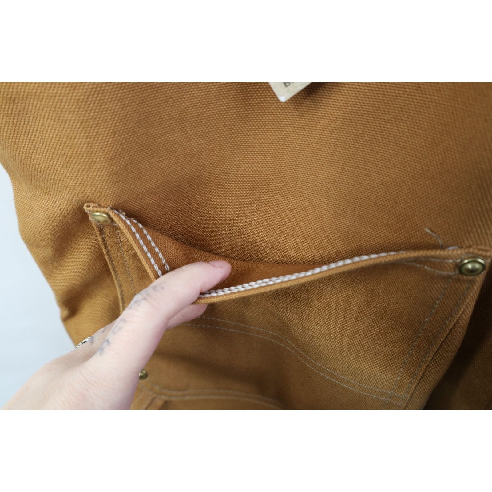 Carhartt Deadstock Vintage Y2K Carhartt Double Knee Duck Overalls Size US 40 / EU 56 - 15 Thumbnail