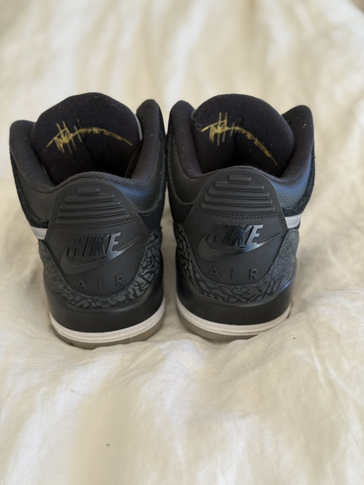 Nike Air Jordan 3 Retro Tinker SP Black Cement Size US 9 / EU 42 - 4 Thumbnail