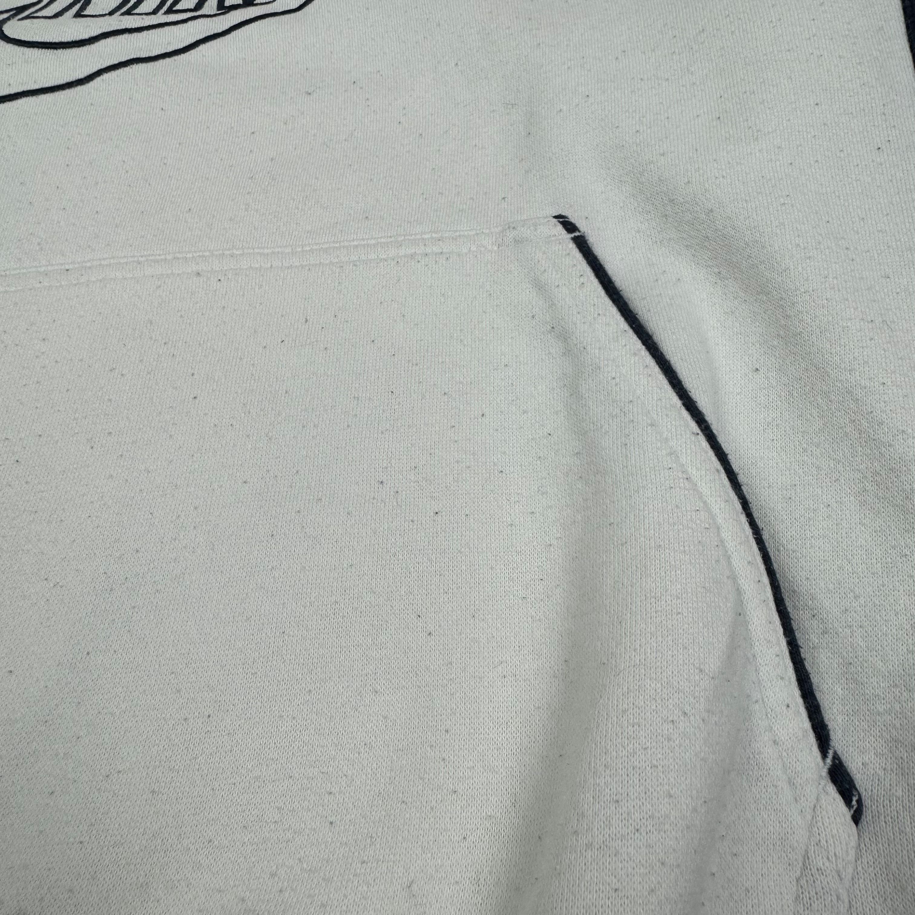 Nike Nike Men's White Black Swoosh Spellout Fleece Hoodie Small Size US S / EU 44-46 / 1 - 8 Thumbnail