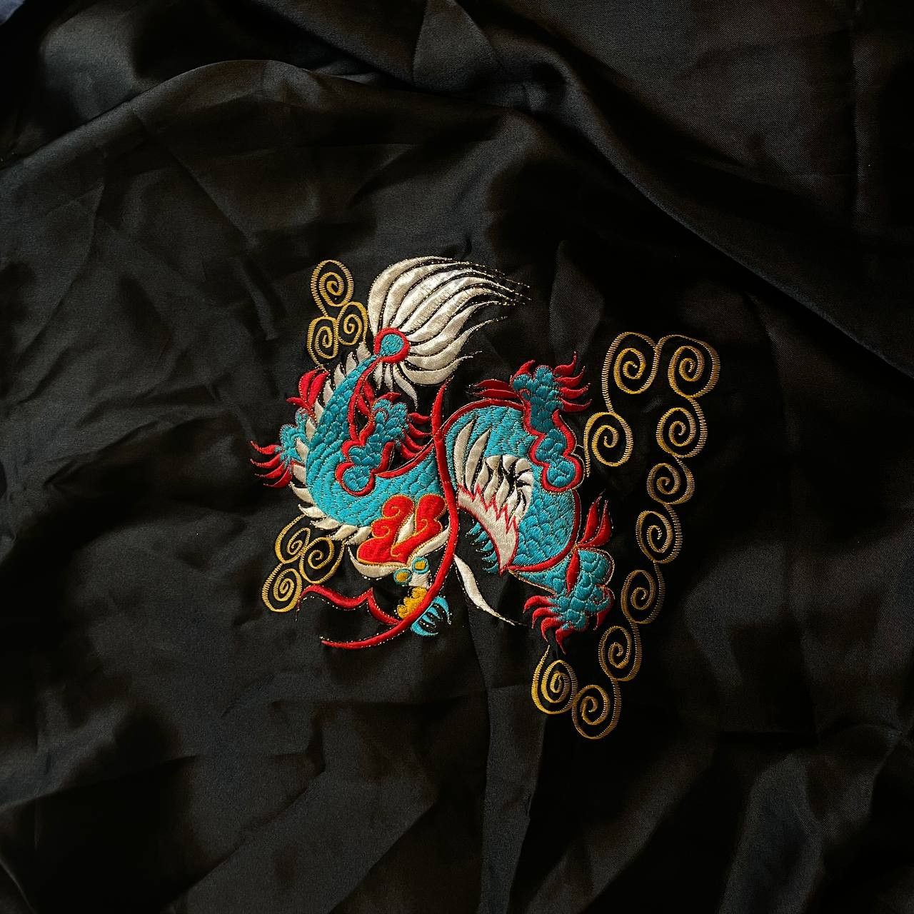Other Vintage Reversible Satin Robe Dragon Kimono Japanese style Size ONE SIZE - 5 Thumbnail